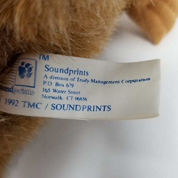 Groundhog Plush Soundprints 1992 Stuffed Animal 90s Wildlife Realistic - Picture 11 of 16